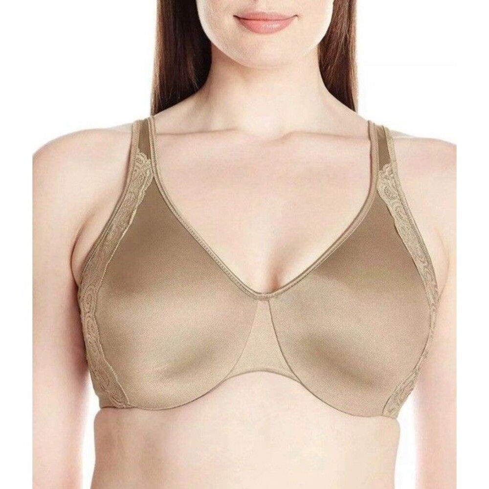 Bali DF1004 Minimizer Underwire Bra 38DD Beige
